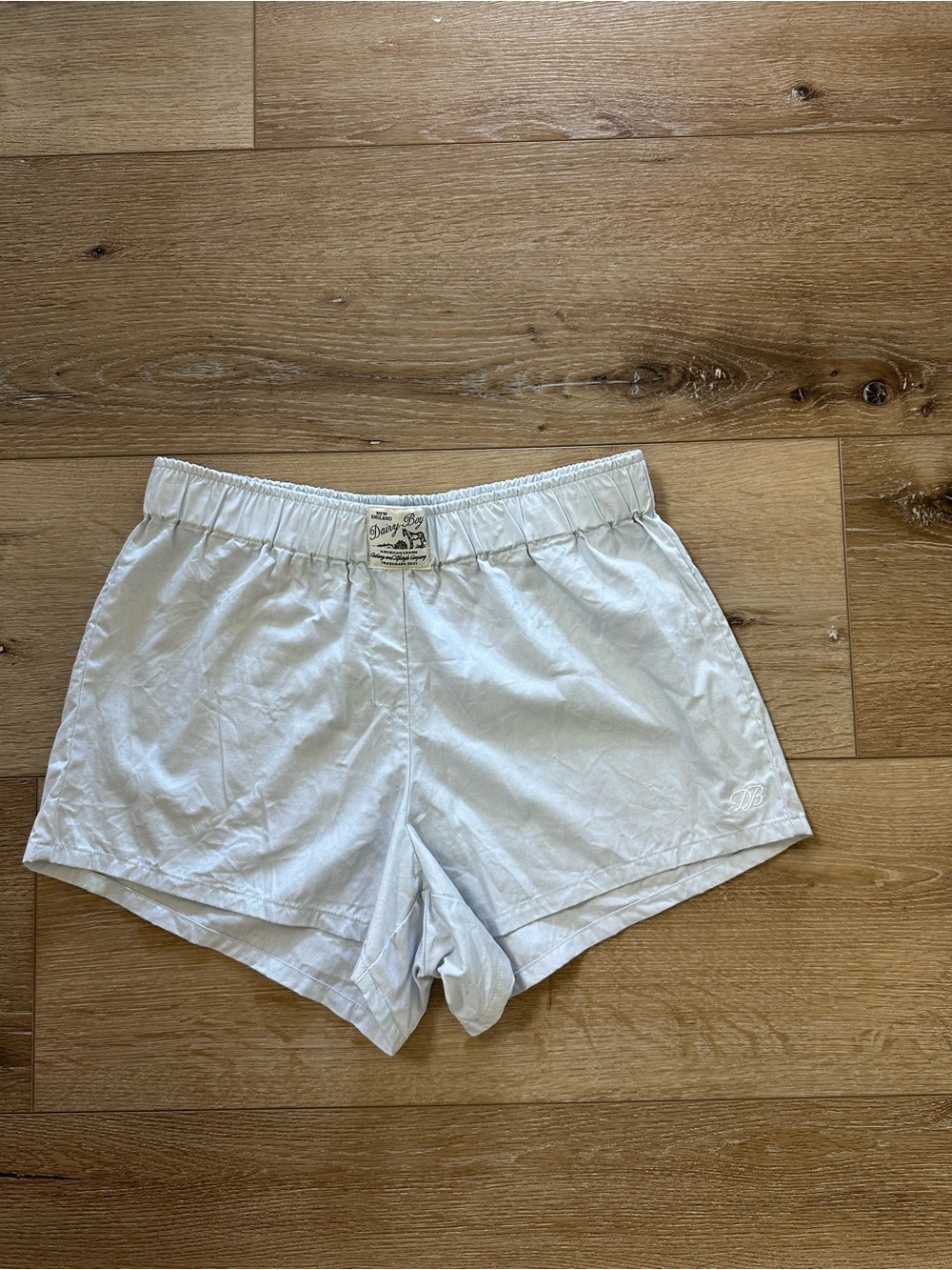 Dairy Boy New England Light Blue Cotton Shorts | Coastal Preppy S/M